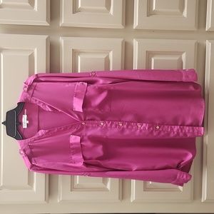 Calvin Klein Pink Button Up Blouse